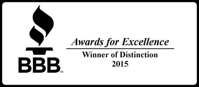 BBB award for excellence