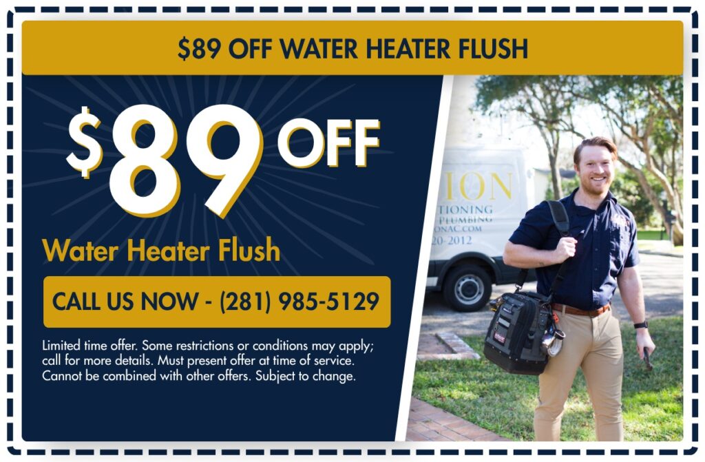 $89 Off Water Heater Flush
