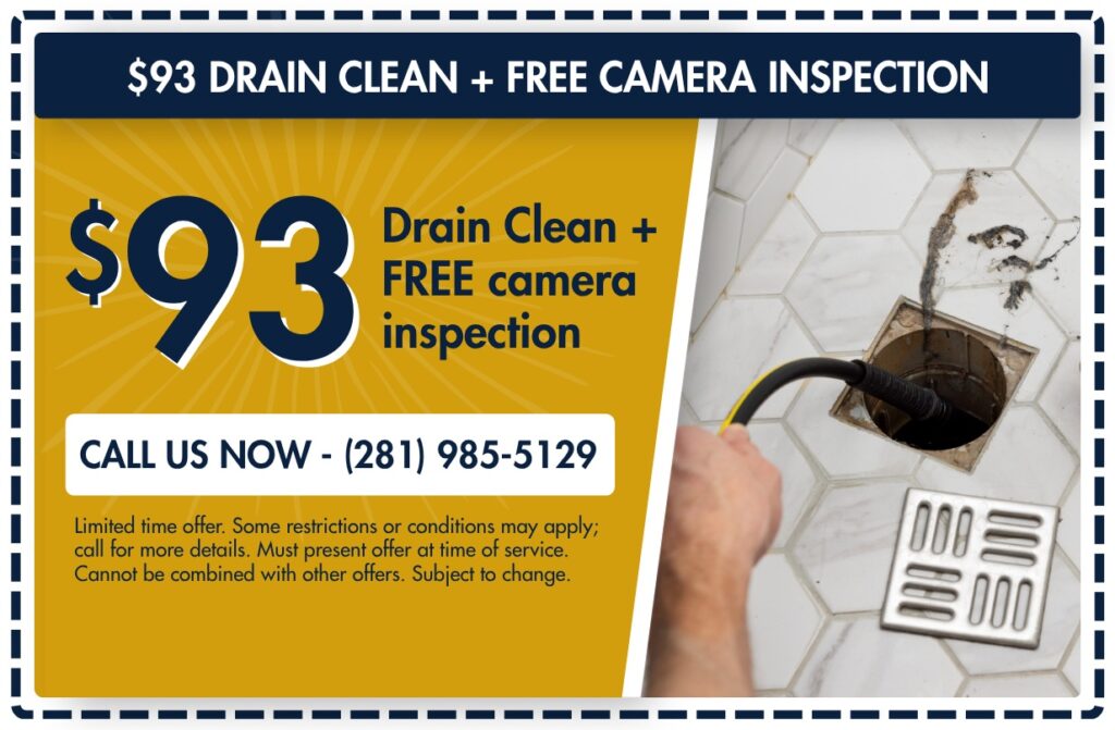 $93 Drain Clean + Free Camera Inspection