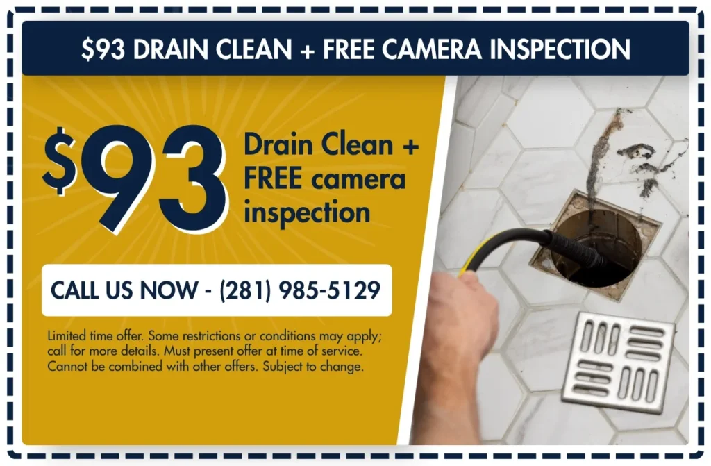 $93 Drain Clean + Free Camera Inspection